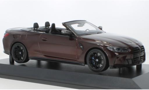 Diecast model cars Bmw M4 1/18 Minichamps cabriolet metallise red foncé 2020 Bmw M4 1/18 Minichamps cabriolet metallise red foncé 2020 diecast model cars