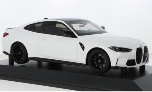 Diecast model cars Bmw M4 1/18 Minichamps metallise white 2020 Bmw M4 1/18 Minichamps metallise white 2020 diecast model cars