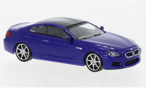 Diecast model cars Bmw M6 1/87 Minichamps Coupe metallise blue 2015 Bmw M6 1/87 Minichamps Coupe metallise blue 2015 diecast model cars
