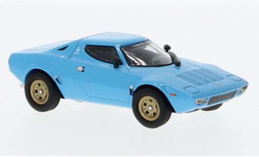 Diecast model cars Lancia Stratos 1/87 Minichamps blue clair 1974 Lancia Stratos 1/87 Minichamps blue clair 1974 diecast model cars