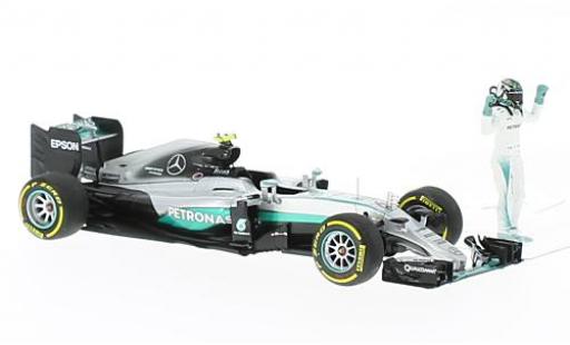 Diecast model cars Mercedes F1 1/43 Minichamps W07 hybride No.6 AMG Petronas Team formule 1 GP Abu Dhabi 2016 Mercedes F1 1/43 Minichamps W07 hybride No.6 AMG Petronas Team formule 1 GP Abu Dhabi 2016 diecast model cars