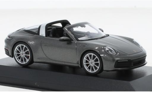 Diecast model cars Porsche 992 Targa 1/43 Minichamps 911  4S metallise grey 2020 Porsche 992 Targa 1/43 Minichamps 911  4S metallise grey 2020 diecast model cars