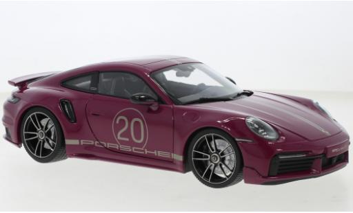 Diecast model cars Porsche 992 Turbo s 1/43 Minichamps 911  Turbo S Sport Design red 2021 Porsche 992 Turbo s 1/43 Minichamps 911  Turbo S Sport Design red 2021 diecast model cars