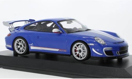 Diecast model cars Porsche 991 GT3 RS 1/18 Minichamps 911 4.0 blue 2011 Porsche 991 GT3 RS 1/18 Minichamps 911 4.0 blue 2011 diecast model cars