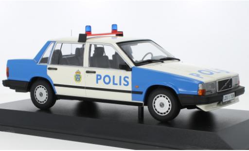 Diecast model cars Volvo 740 1/18 Minichamps GL Polis (SE) 1986 Volvo 740 1/18 Minichamps GL Polis (SE) 1986 diecast model cars