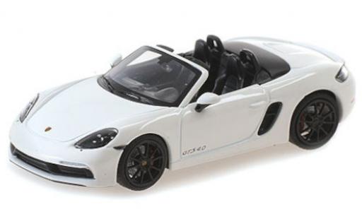 Diecast model cars Porsche Boxster 1/43 Minichamps 718 GTS (982) white 2020 Porsche Boxster 1/43 Minichamps 718 GTS (982) white 2020 diecast model cars