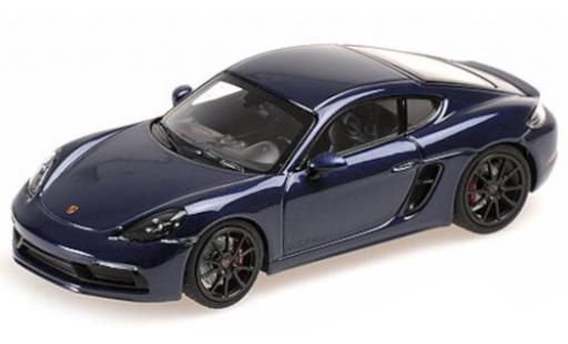 Diecast model cars Porsche Cayman GTS 1/43 Minichamps 718 GTS (982) metallic blue 2020 Porsche Cayman GTS 1/43 Minichamps 718 GTS (982) metallic blue 2020 diecast model cars