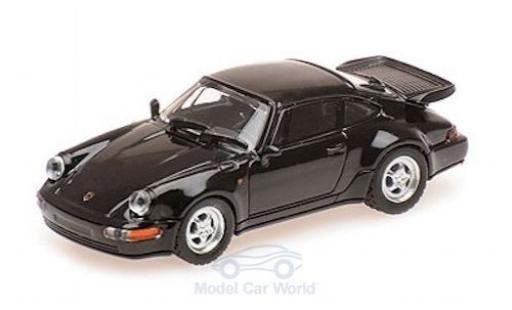 Diecast model cars Porsche 964 Turbo 1/87 Minichamps 911 () Turbo black 1990 Porsche 964 Turbo 1/87 Minichamps 911 () Turbo black 1990 diecast model cars