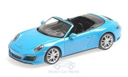 Diecast model cars Porsche 991 1/43 Minichamps 911 (.2) Carrera 4 Cabriolet blue 2016 Porsche 991 1/43 Minichamps 911 (.2) Carrera 4 Cabriolet blue 2016 diecast model cars