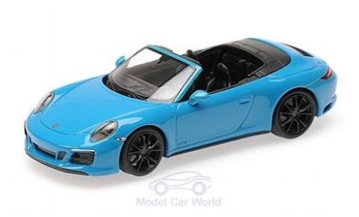 Diecast model cars Porsche 991 GTS 1/43 Minichamps 911 (.2) Carrera 4 GTS Cabriolet blue 2016 Porsche 991 GTS 1/43 Minichamps 911 (.2) Carrera 4 GTS Cabriolet blue 2016 diecast model cars