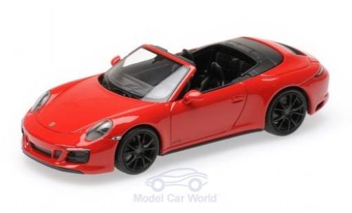 Diecast model cars Porsche 991 GTS 1/43 Minichamps 911 (.2) Carrera 4 GTS Cabriolet red 2016 Porsche 991 GTS 1/43 Minichamps 911 (.2) Carrera 4 GTS Cabriolet red 2016 diecast model cars