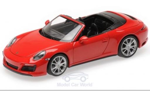 Diecast model cars Porsche 991 4S 1/43 Minichamps 911 (.2) Carrera 4S Cabriolet red 2016 Porsche 991 4S 1/43 Minichamps 911 (.2) Carrera 4S Cabriolet red 2016 diecast model cars