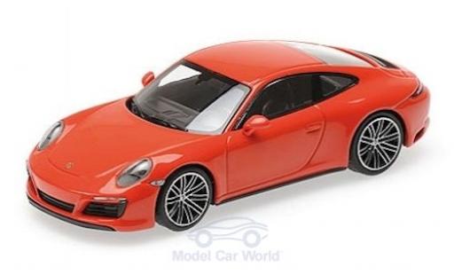 Diecast model cars Porsche 991 4S 1/43 Minichamps 911 (.2) Carrera 4S orange 2016 Porsche 991 4S 1/43 Minichamps 911 (.2) Carrera 4S orange 2016 diecast model cars