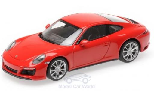 Diecast model cars Porsche 991 4S 1/43 Minichamps 911 (.2) Carrera 4S red 2016 Porsche 991 4S 1/43 Minichamps 911 (.2) Carrera 4S red 2016 diecast model cars