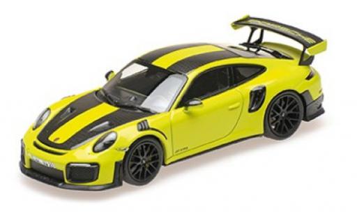 Diecast model cars Porsche 991 GT2 RS 1/18 Minichamps 911 (.2) GT2 RS green 2018 avec Weissach Paket Porsche 991 GT2 RS 1/18 Minichamps 911 (.2) GT2 RS green 2018 avec Weissach Paket diecast model cars