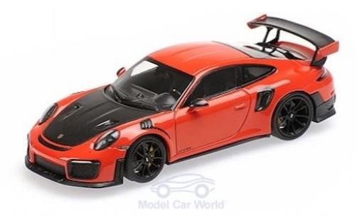 Diecast model cars Porsche 991 GT2 RS 1/43 Minichamps 911 (.2) GT2 RS orange/black 2018 Porsche 991 GT2 RS 1/43 Minichamps 911 (.2) GT2 RS orange/black 2018 diecast model cars