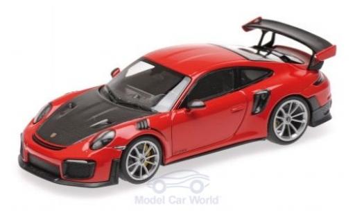 Diecast model cars Porsche 991 GT2 RS 1/43 Minichamps 911 (.2) GT2 RS red/black 2018 Porsche 991 GT2 RS 1/43 Minichamps 911 (.2) GT2 RS red/black 2018 diecast model cars