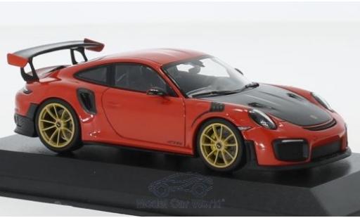 Diecast model cars Porsche 991 GT2 RS 1/43 Minichamps 911 (.2) GT2RS orange 2018 Porsche 991 GT2 RS 1/43 Minichamps 911 (.2) GT2RS orange 2018 diecast model cars
