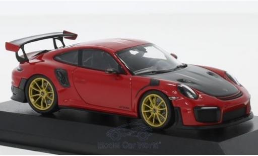 Diecast model cars Porsche 991 GT2 RS 1/43 Minichamps 911 (.2) GT2RS red 2018 Porsche 991 GT2 RS 1/43 Minichamps 911 (.2) GT2RS red 2018 diecast model cars