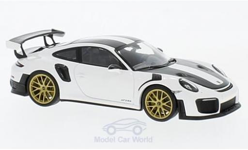 Diecast model cars Porsche 991 GT2 RS 1/43 Minichamps 911 (.2) GT2RS white 2018 Weissach-Package Porsche 991 GT2 RS 1/43 Minichamps 911 (.2) GT2RS white 2018 Weissach-Package diecast model cars