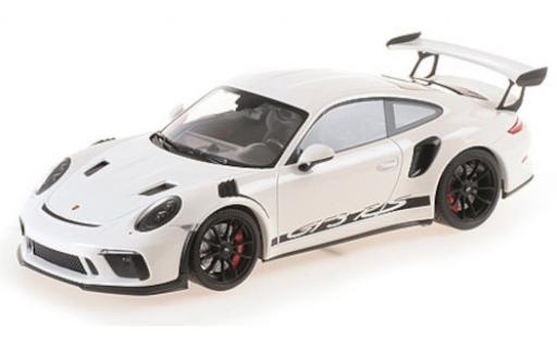 Diecast model cars Porsche 992 GT3 R 1/18 Minichamps 911 (991.2) GT3 RS white 2019 mit blacken Felgen Porsche 992 GT3 R 1/18 Minichamps 911 (991.2) GT3 RS white 2019 mit blacken Felgen diecast model cars