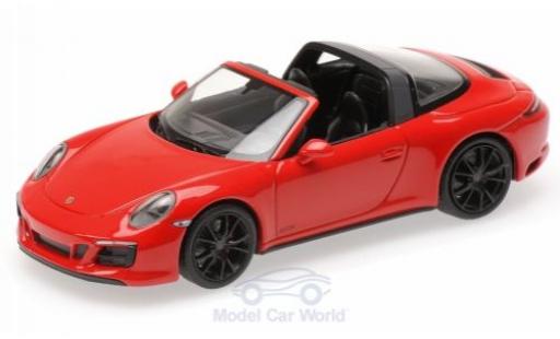 Diecast model cars Porsche 991 Targa 1/43 Minichamps 911 (.2) Targa 4 GTS red 2016 Porsche 991 Targa 1/43 Minichamps 911 (.2) Targa 4 GTS red 2016 diecast model cars