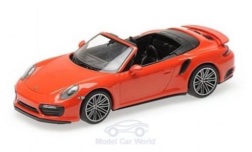Diecast model cars Porsche 991 Turbo S 1/43 Minichamps 911 (.2) Turbo S Cabriolet orange 2016 Porsche 991 Turbo S 1/43 Minichamps 911 (.2) Turbo S Cabriolet orange 2016 diecast model cars