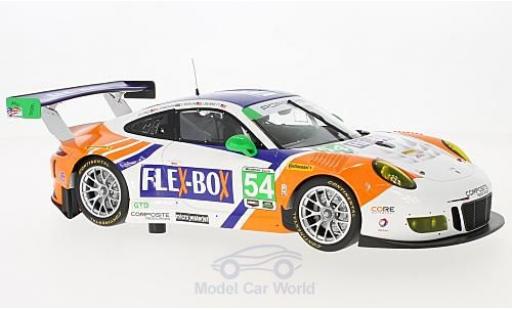 Porsche 991 GT3 R 1/18 Minichamps 911 () GT3 R No.54 Core Autosport Flex-Box 24h Daytona 2017 J.Bennett/C.Braun/P.Long/N.Jönsson diecast model cars