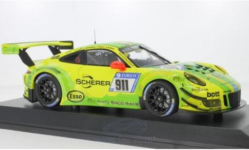 Porsche 991 GT3 R 1/18 Minichamps 911 () GT3 R No.911 Manthey Racing 24h Nürburgring 2017 R.Dumas/F.Makowiecki/P.Pilet/R.Lietz diecast model cars