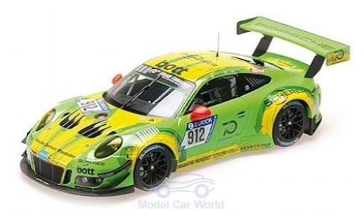 Porsche 991 GT3 R 1/18 Minichamps 911 () GT3 R No.912 Manthey Racing 24h Nürburgring 2018 R.Lietz/P.Pilet/F.Makowiecki/N.Tandy diecast model cars