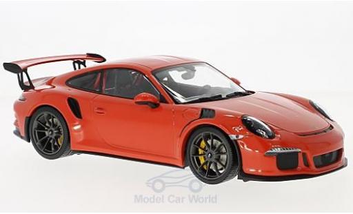 Diecast model cars Porsche 991 GT3 RS 1/18 Minichamps 911 () GT3 RS orange 2015 Porsche 991 GT3 RS 1/18 Minichamps 911 () GT3 RS orange 2015 diecast model cars
