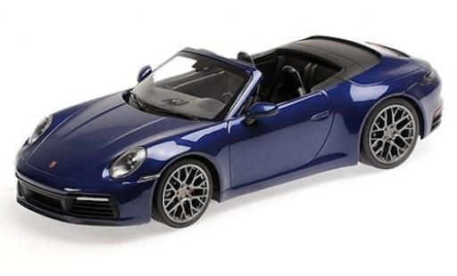 Diecast model cars Porsche 992 4S 1/18 Minichamps 911 () Carrera 4S Cabriolet metallic blue 2019 Porsche 992 4S 1/18 Minichamps 911 () Carrera 4S Cabriolet metallic blue 2019 diecast model cars