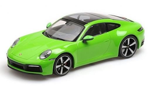 Diecast model cars Porsche 992 4S 1/43 Minichamps 911 () Carrera 4S green 2019 Porsche 992 4S 1/43 Minichamps 911 () Carrera 4S green 2019 diecast model cars