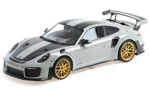 Diecast model cars Porsche 991 GT2 RS 1/18 Minichamps 911 GT2 RS (.2) grey/carbon 2018 mit Weissach Paket und goldenen Magnesium Felgen Porsche 991 GT2 RS 1/18 Minichamps 911 GT2 RS (.2) grey/carbon 2018 mit Weissach Paket und goldenen Magnesium Felgen diecast model cars