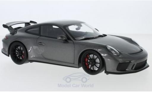 Diecast model cars Porsche 991 GT3 1/18 Minichamps 911 GT3 metallic grey 2017 Porsche 991 GT3 1/18 Minichamps 911 GT3 metallic grey 2017 diecast model cars