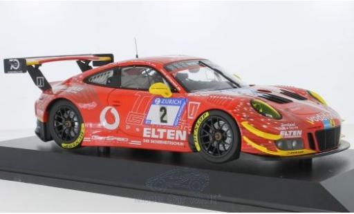 Porsche 991 GT3 R 1/18 Minichamps 911 GT3 R No.2 Gigaspeed Team Getspeed Vodafone 24h Nürburgring 2018 S.Jans/M.Böckmann/J.E.Slooten/L.Luhr diecast model cars