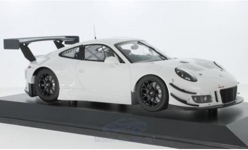 Porsche 991 GT3 R 1/18 Minichamps 911 GT3 R white 2018 Plainbody Version diecast model cars