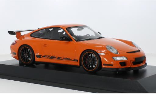 Porsche 997 GT3 RS 1/18 Minichamps 911 orange 2007 1:18 diecast model cars