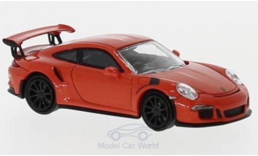 Diecast model cars Porsche 991 GT3 RS 1/87 Minichamps 911 GT3 RS orange 2015 Porsche 991 GT3 RS 1/87 Minichamps 911 GT3 RS orange 2015 diecast model cars