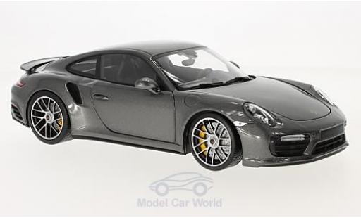 Diecast model cars Porsche 991 Turbo S 1/18 Minichamps 911 Turbo S metallic grey 2016 Porsche 991 Turbo S 1/18 Minichamps 911 Turbo S metallic grey 2016 diecast model cars