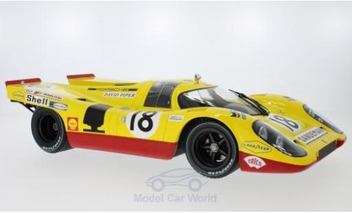 Diecast model cars Porsche 917 1970 1/12 Minichamps K No.18 AAW Racing Team With David Piper 24h Le Mans 1970 D.Piper/G.van Lennep Porsche 917 1970 1/12 Minichamps K No.18 AAW Racing Team With David Piper 24h Le Mans 1970 D.Piper/G.van Lennep diecast model cars