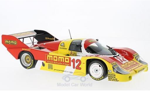 Diecast model cars Porsche 956 1983 1/18 Minichamps K No.12 Dieter Schornstein Racing Team Momo 1000 km Mugello 1983 V.Merl/G.Moretti/D.Schornstein Porsche 956 1983 1/18 Minichamps K No.12 Dieter Schornstein Racing Team Momo 1000 km Mugello 1983 V.Merl/G.Moretti/D.Schornstein diecast model cars
