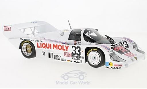 Diecast model cars Porsche 956 1983 1/18 Minichamps K No.33 Brun Motorsport Liqui Moly 1000km Spa 1983 H-J.Stuck/H.Grohs/W.Brun Porsche 956 1983 1/18 Minichamps K No.33 Brun Motorsport Liqui Moly 1000km Spa 1983 H-J.Stuck/H.Grohs/W.Brun diecast model cars