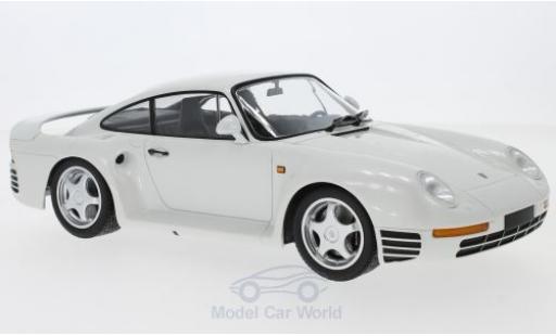 Diecast model cars Porsche 959 1987 1/18 Minichamps metallic white 1987 Porsche 959 1987 1/18 Minichamps metallic white 1987 diecast model cars
