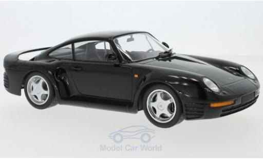 Diecast model cars Porsche 959 1987 1/18 Minichamps black 1987 Porsche 959 1987 1/18 Minichamps black 1987 diecast model cars