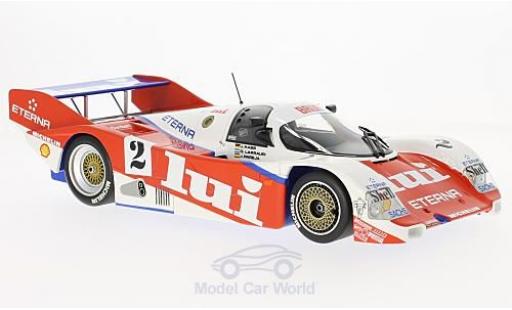 Diecast model cars Porsche 962 1987 1/18 Minichamps C No.2 Brun Motorsport Lui 1000 Km Nürburgring 1987 J.Mass/O.Larrauri/J.Pareja Porsche 962 1987 1/18 Minichamps C No.2 Brun Motorsport Lui 1000 Km Nürburgring 1987 J.Mass/O.Larrauri/J.Pareja diecast model cars