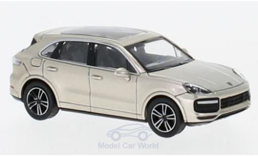 Diecast model cars Porsche Cayenne Turbo 1/87 Minichamps Turbo metallic beige 2017 Porsche Cayenne Turbo 1/87 Minichamps Turbo metallic beige 2017 diecast model cars