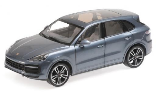 Diecast model cars Porsche Cayenne Turbo S 1/18 Minichamps Turbo S metallic blue 2017 Porsche Cayenne Turbo S 1/18 Minichamps Turbo S metallic blue 2017 diecast model cars