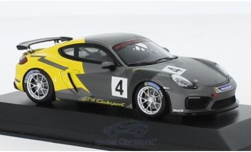 Diecast model cars Porsche Cayman GT4 Clubsport 1/43 Minichamps GT4 Clubsport No.4 2016 Testcar Weissach Porsche Cayman GT4 Clubsport 1/43 Minichamps GT4 Clubsport No.4 2016 Testcar Weissach diecast model cars
