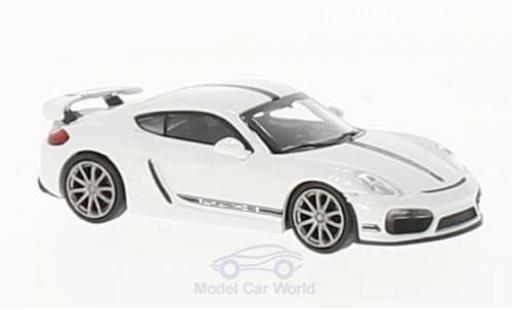 Diecast model cars Porsche Cayman GT4 1/87 Minichamps GT4 white 2016 Porsche Cayman GT4 1/87 Minichamps GT4 white 2016 diecast model cars